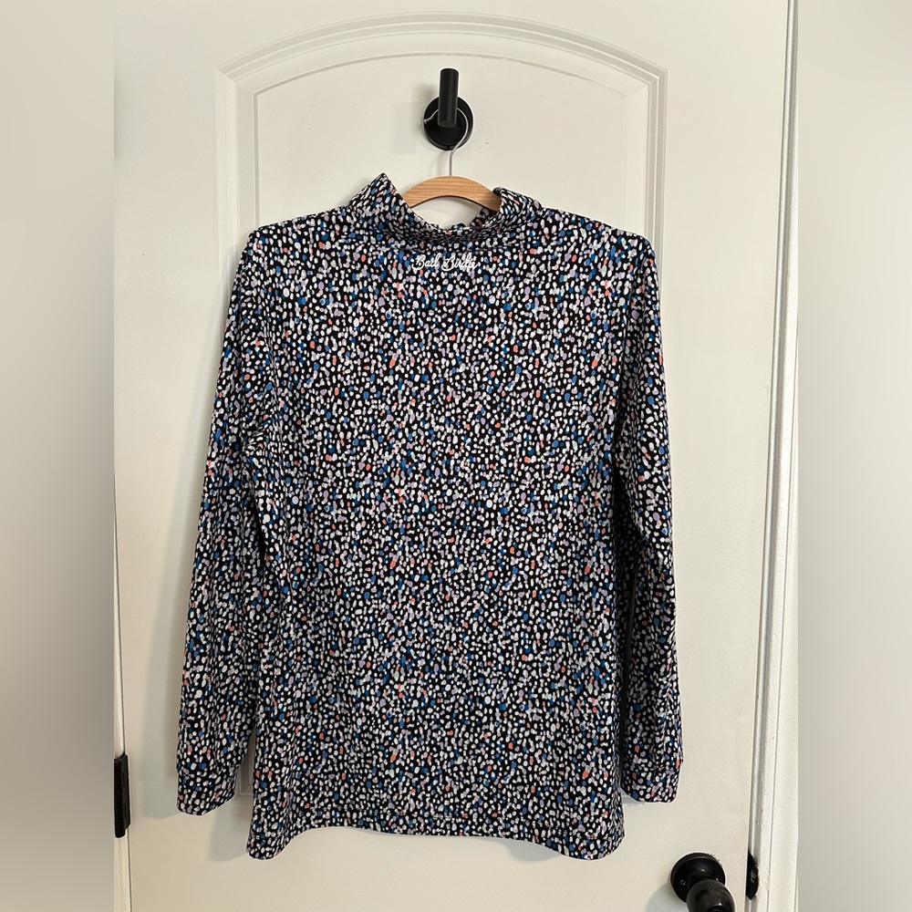 Bad Birdie Multicolor Patterned Pullover Zip Drip… - image 2